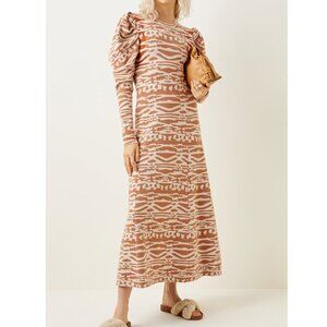 Ulla Johnson Andromeda Midi Jacquard Dress